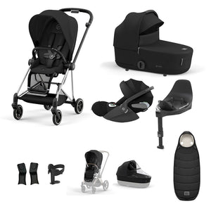 Cybex Mios Travel System - Chrome Black / Sepia Black