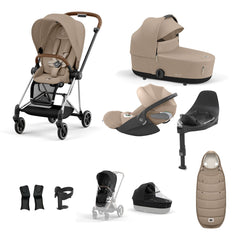 Cybex Mios Travel System - Chrome Brown / Cozy Beige