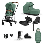 Cybex Mios Travel System - Chrome Brown / Leaf Green