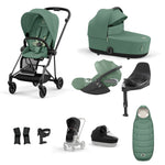 Cybex Mios Travel System - Matt Black / Leaf Green