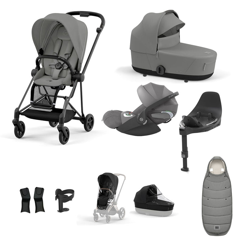 Cybex Mios Travel System - Matt Black / Mirage Grey