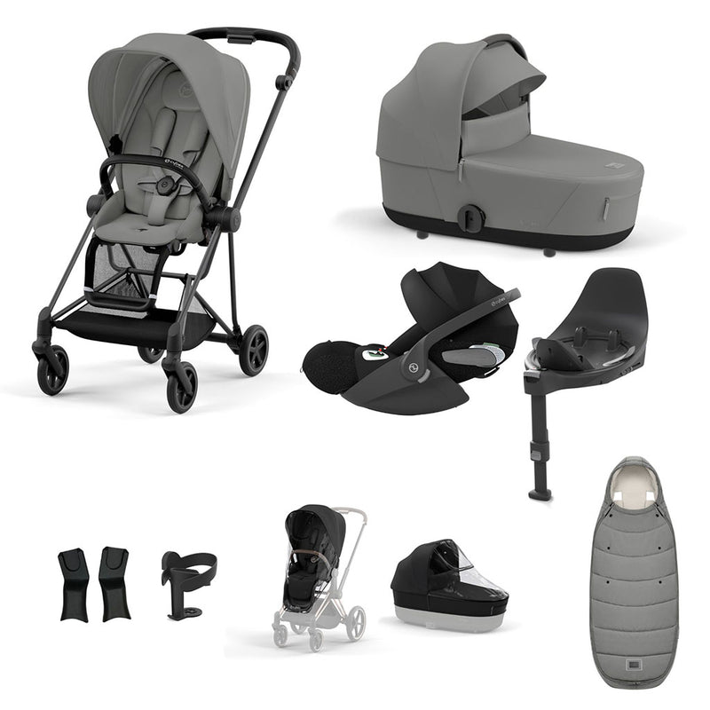 Cybex Mios Travel System - Matt Black / Mirage Grey