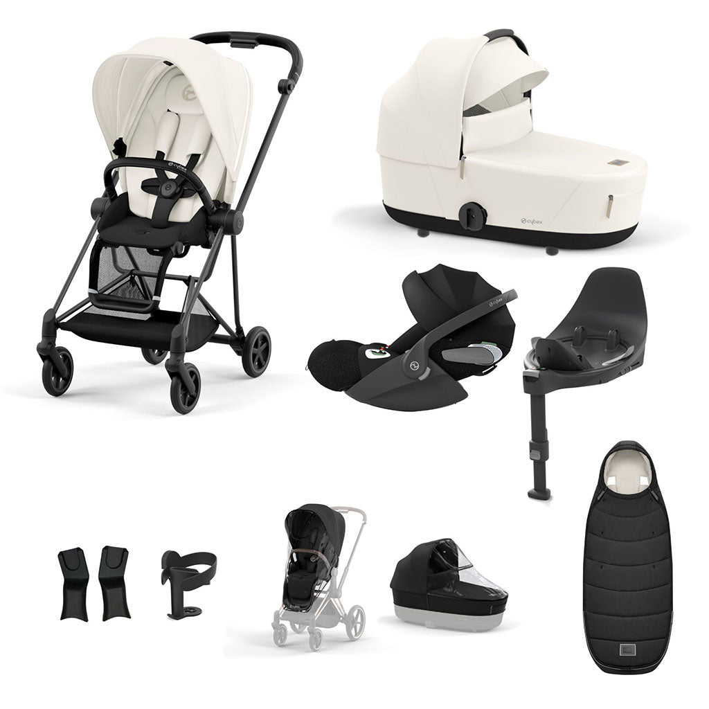 Cybex Mios Travel System - Matt Black / Off White