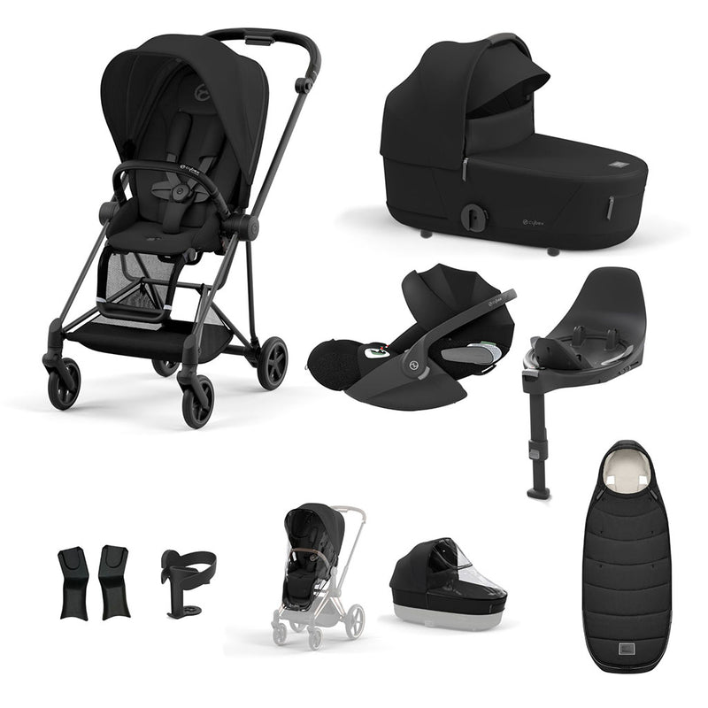 Cybex Mios Travel System - Matt Black / Sepia Black