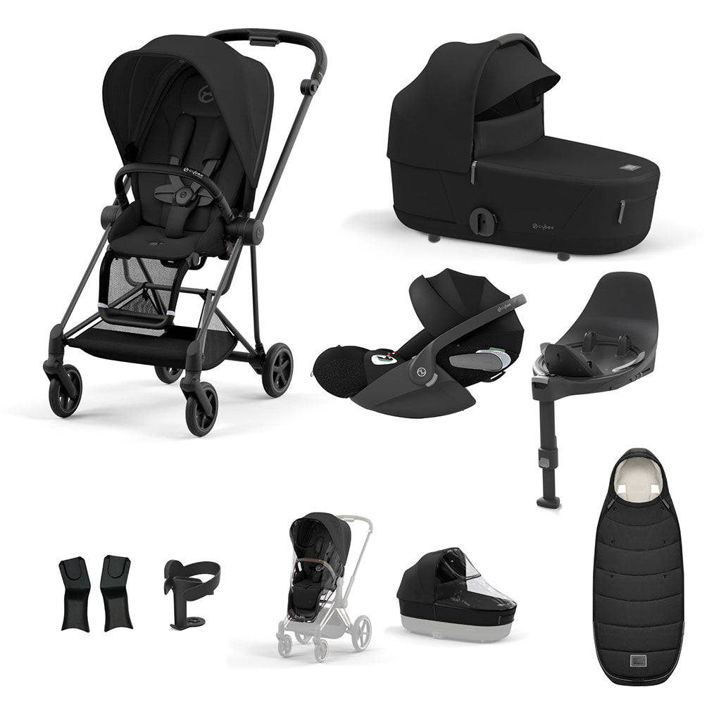 Cybex Mios Travel System - Matt Black / Sepia Black
