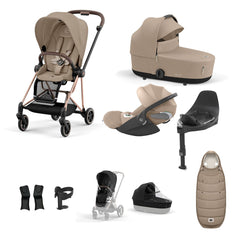 Cybex Mios Travel System - Rosegold / Cozy Beige