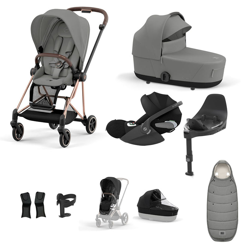 Cybex Mios Travel System - Rosegold / Mirage Grey