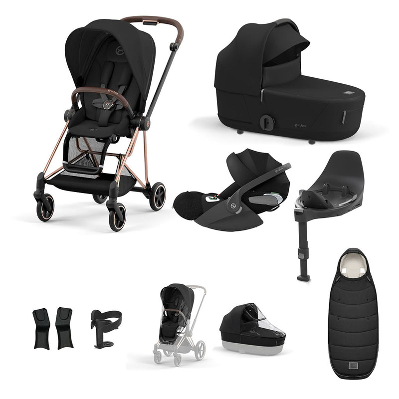 Cybex Mios Travel System - Rosegold / Sepia Black