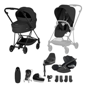 Cybex Mios Ultimate Accessory Bundle Comfort Collection - Matt Black / Sepia Black