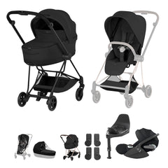 Cybex Mios Ultimate Bundle Style Collection - Matt Black / Sepia Black