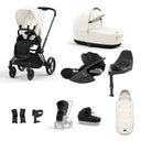 Cybex Priam Travel System - Matt Black / Off White