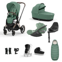 Cybex Priam Travel System - Rosegold / Leaf Green