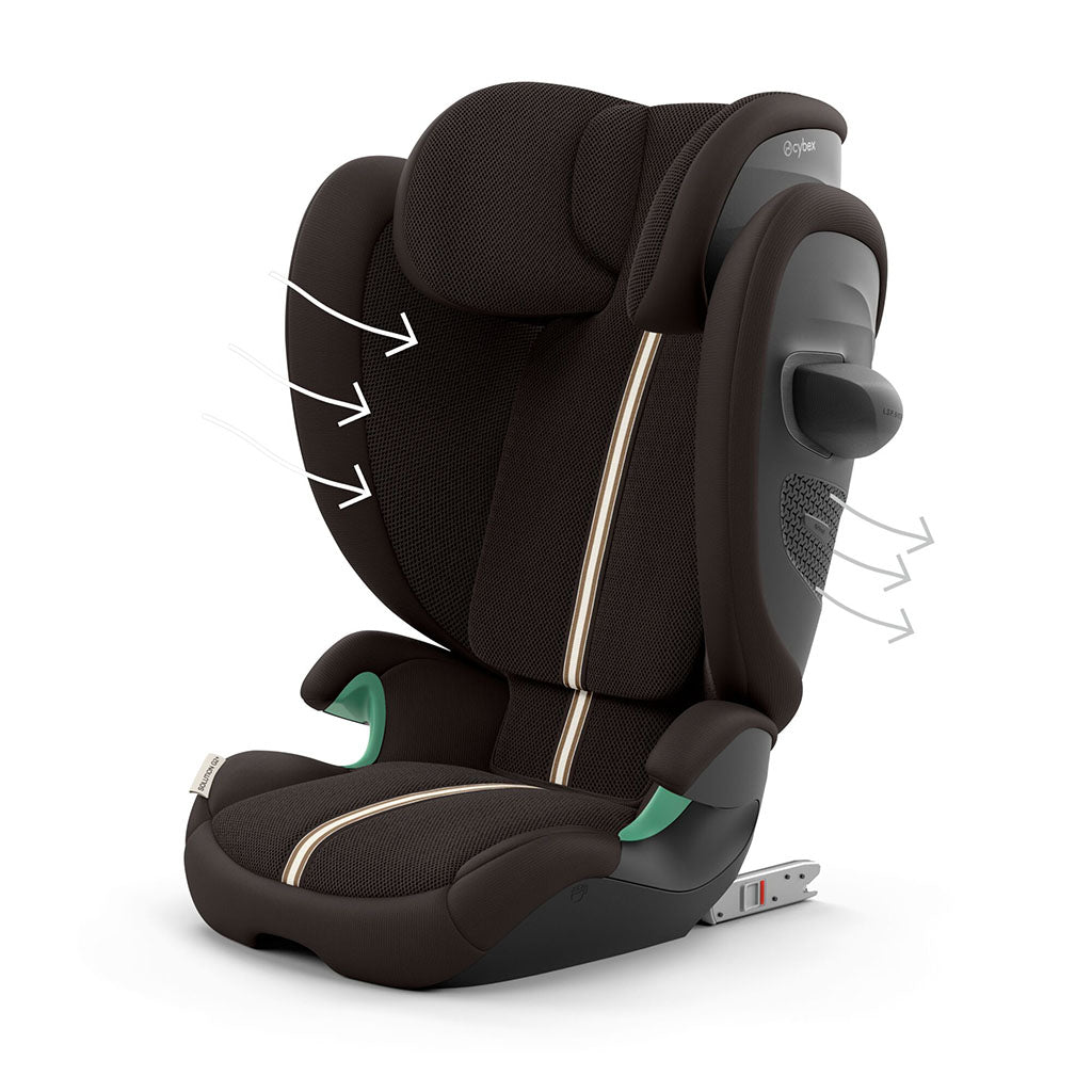 Cybex Solution G2 Car Seat Chocolate Brown Plus 3