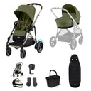 Cybex e-Gazelle S 9 Piece Bundle - Moss Green