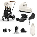 Cybex e-Priam Travel System - Chrome Brown / Off White