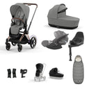 Cybex e-Priam Travel System - Rosegold / Mirage Grey