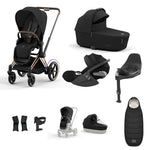 Cybex e-Priam Travel System - Rosegold / Sepia Black