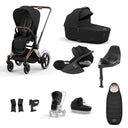 Cybex e-Priam Travel System - Rosegold / Sepia Black