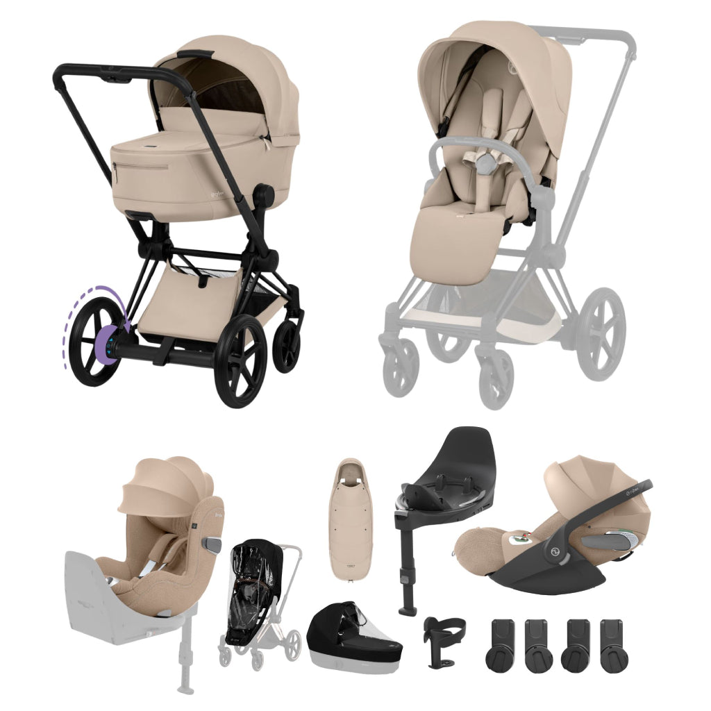 Cybex e-Priam Comfort Ultimate Birth & Beyond Bundle