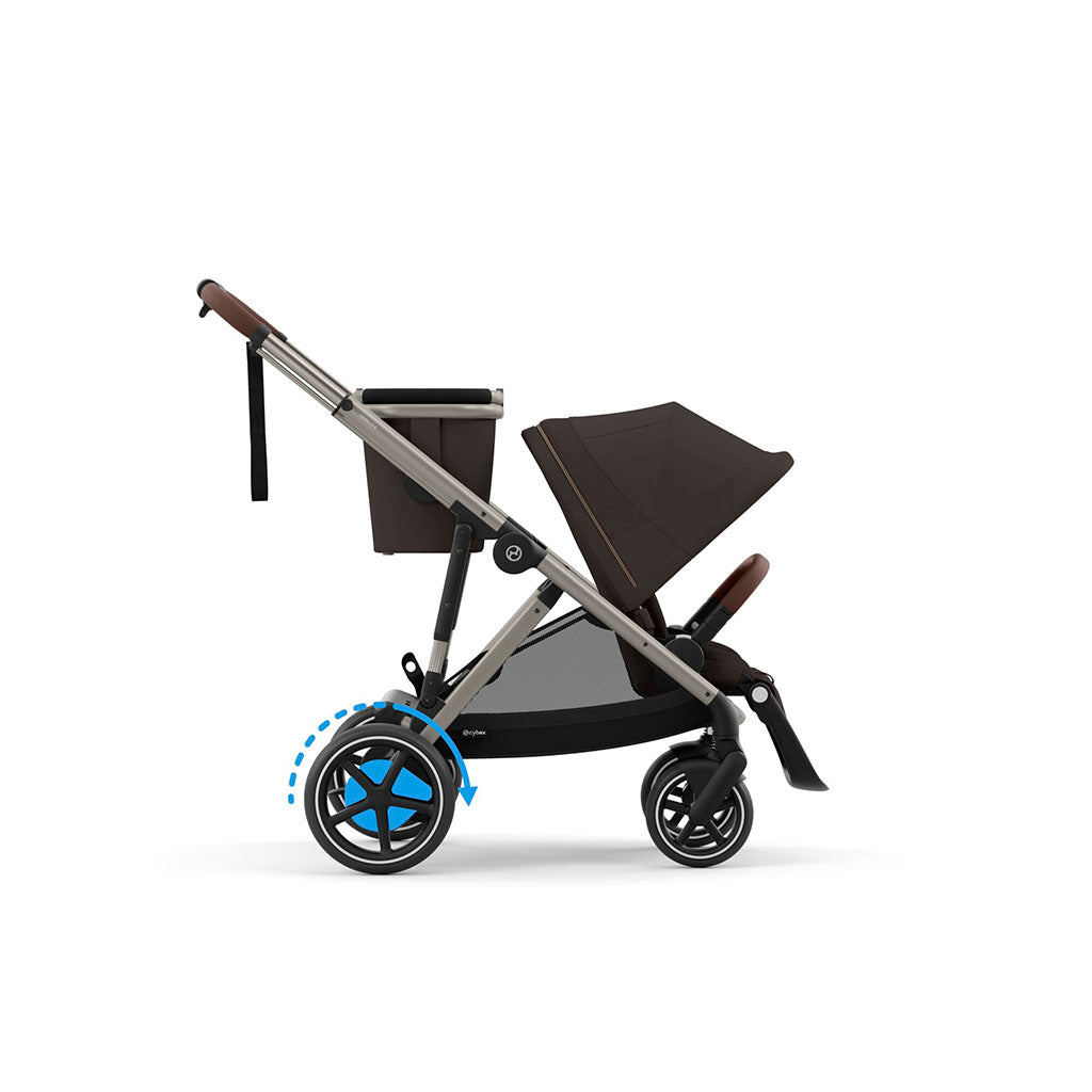 Cybex e-Gazelle S Pushchair - Chocolate Brown
