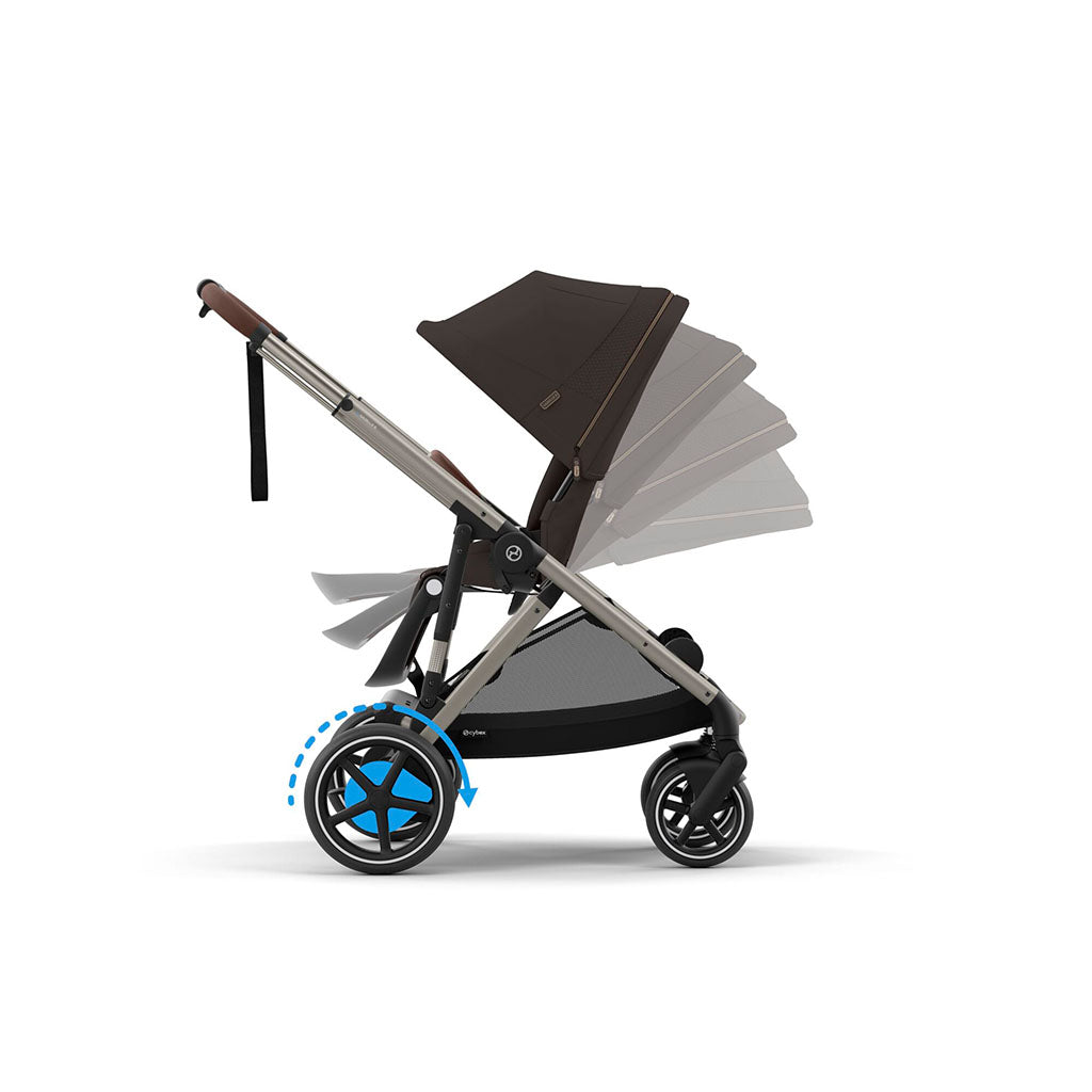 Cybex e-Gazelle S Pushchair - Chocolate Brown