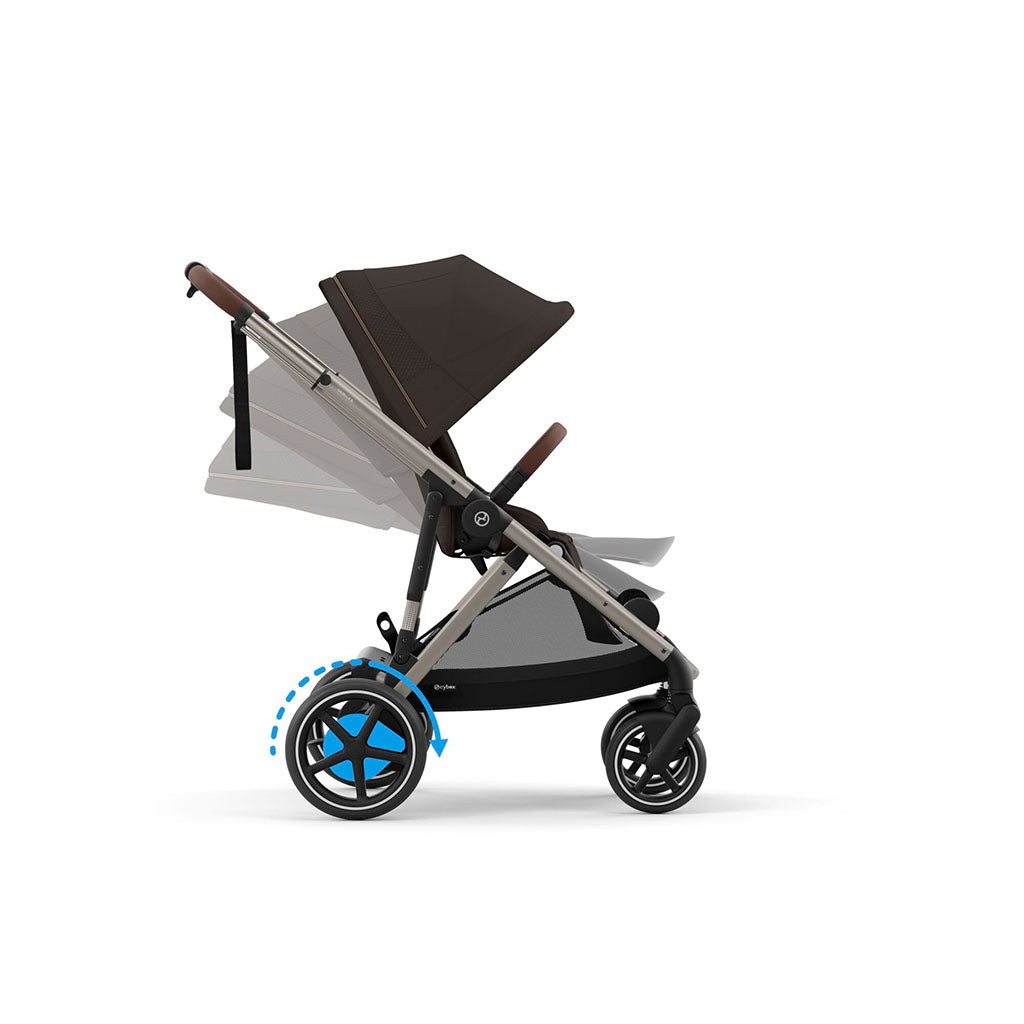 Cybex e-Gazelle S Pushchair - Chocolate Brown