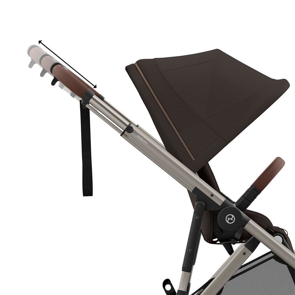Cybex e-Gazelle S Pushchair - Chocolate Brown