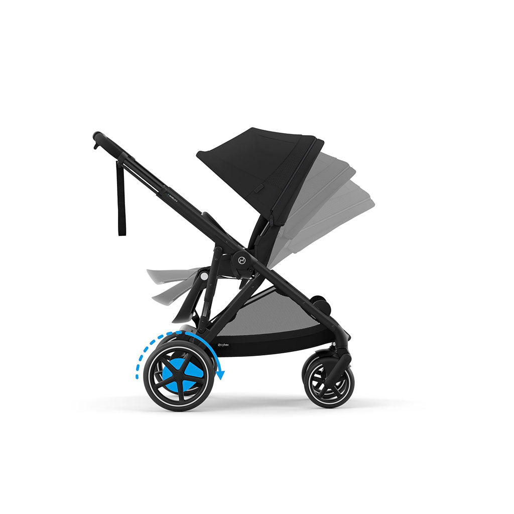 Cybex e-Gazelle S Pushchair - Moon Black