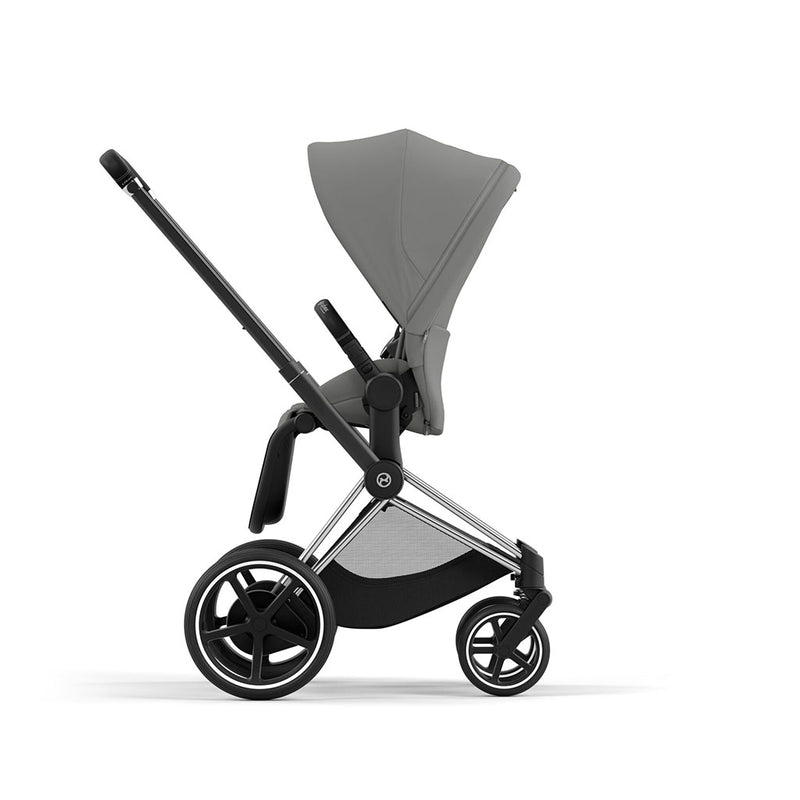 Cybex e-Priam Travel System - Chrome Black / Mirage Grey