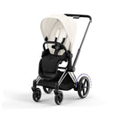Cybex e-Priam Pushchair - Chrome Black / Off White