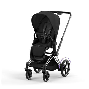 Cybex e-Priam Pushchair - Chrome Black / Sepia Black