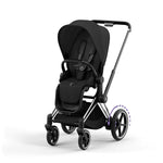 Cybex e-Priam Travel System - Chrome Black / Sepia Black