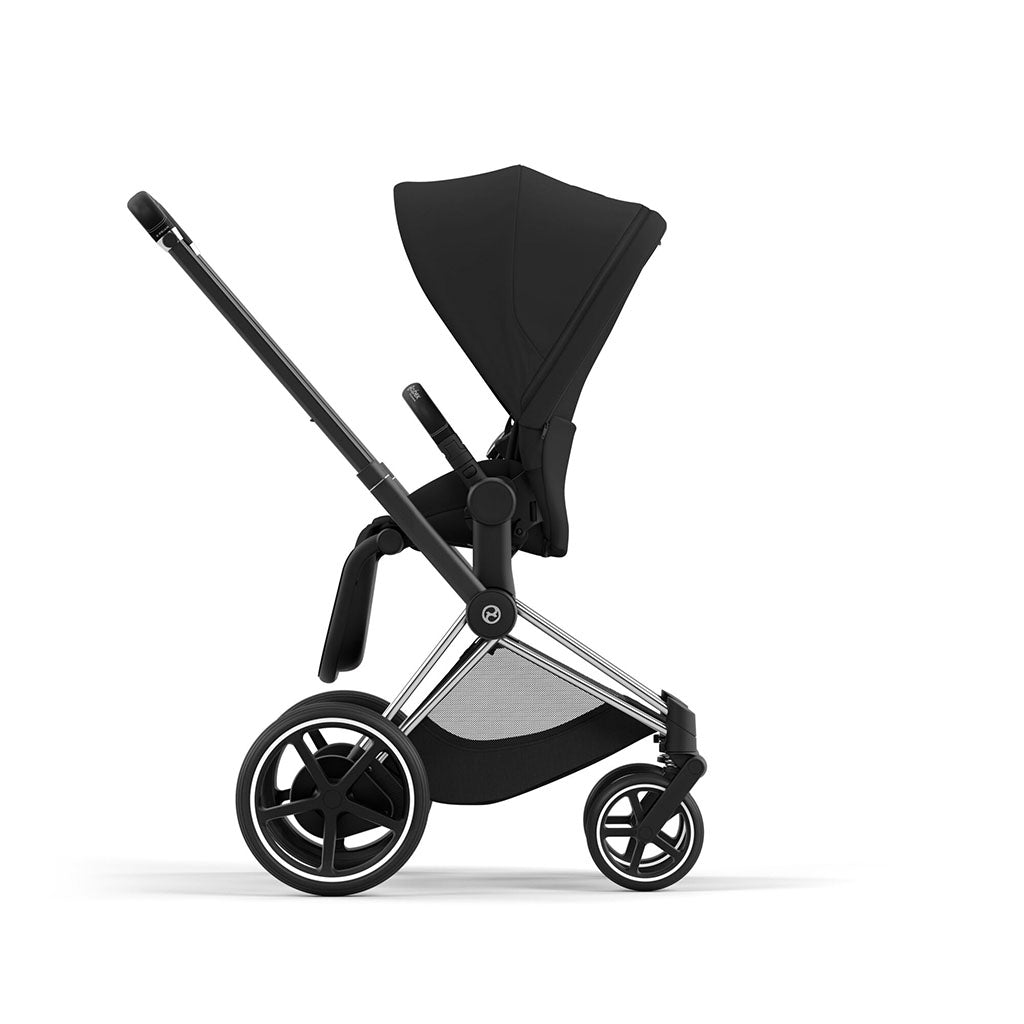 Cybex e-Priam Travel System - Chrome Black / Sepia Black