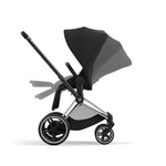 Cybex e-Priam Travel System - Chrome Black / Sepia Black