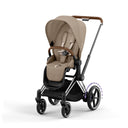 Cybex e-Priam Pushchair - Chrome Brown / Cozy Beige