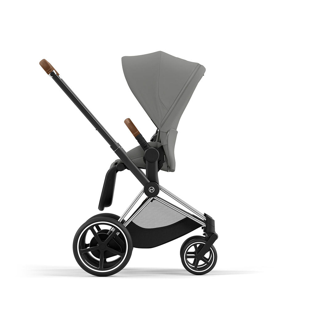 Cybex e-Priam Travel System - Chrome Brown / Mirage Grey