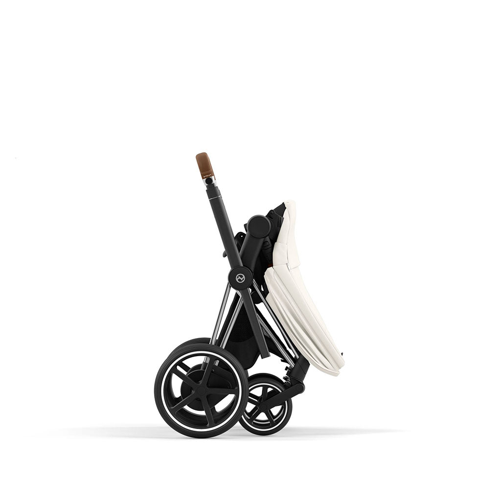 Cybex e-Priam Travel System - Chrome Brown / Off White