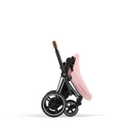 Cybex e-Priam Pushchair - Chrome Brown / Peach Pink