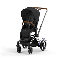 Cybex e-Priam Pushchair - Chrome Brown / Sepia Black
