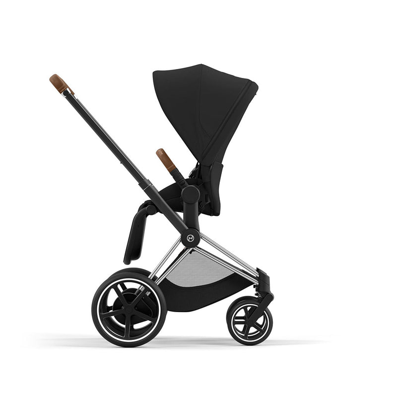 Cybex e-Priam Pushchair - Chrome Brown / Sepia Black
