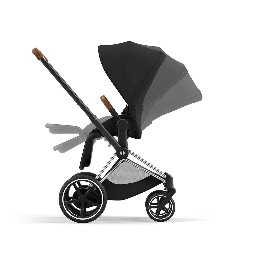Cybex e-Priam Travel System - Chrome Brown / Sepia Black