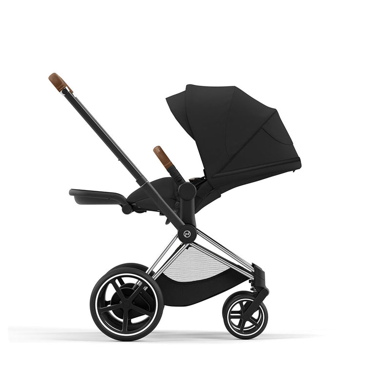 Cybex e-Priam Pushchair - Chrome Brown / Sepia Black