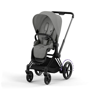 Cybex e-Priam Pushchair - Matt Black / Mirage Grey