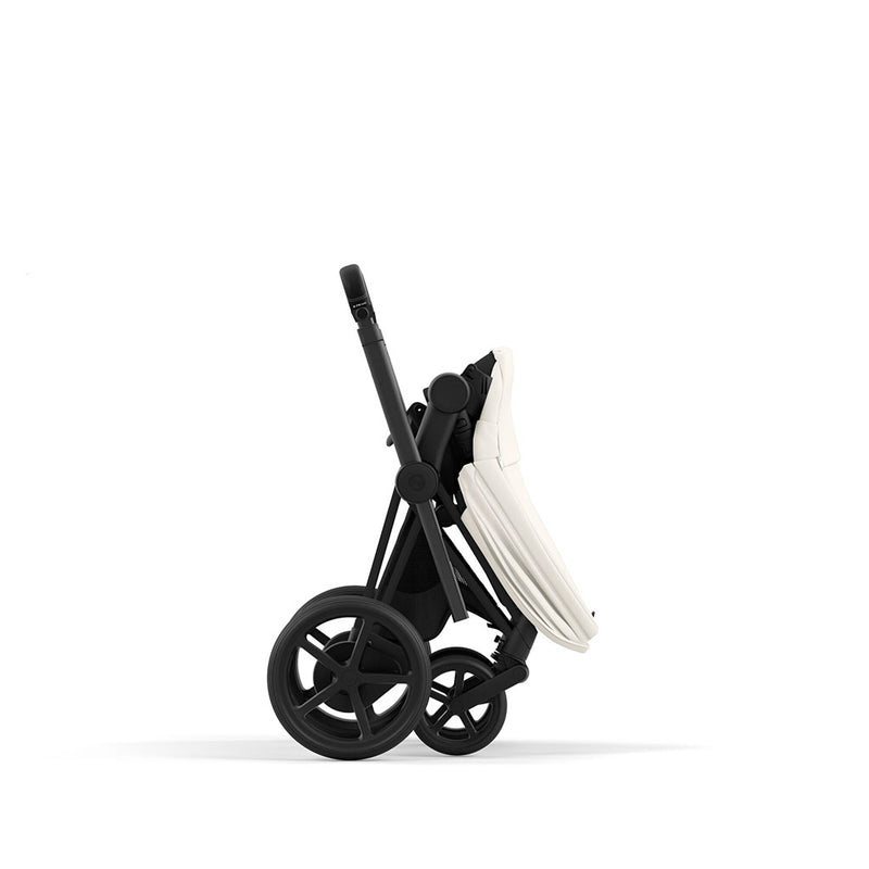 Cybex e-Priam Travel System - Matt Black / Off White