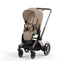 Cybex e-Priam Pushchair - Rosegold / Cozy Beige