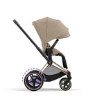 Cybex e-Priam Pushchair - Rosegold / Cozy Beige