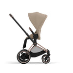 Cybex e-Priam Pushchair - Rosegold / Cozy Beige
