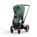 Cybex e-Priam Pushchair - Rosegold / Leaf Green