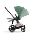 Cybex e-Priam Travel System - Rosegold / Leaf Green