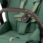 Cybex e-Priam Travel System - Rosegold / Leaf Green